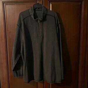 TOMMY BAHAMA Gray Tweed 1/4 Zip Quarter Ocean Fish Marlin Mens 3XL